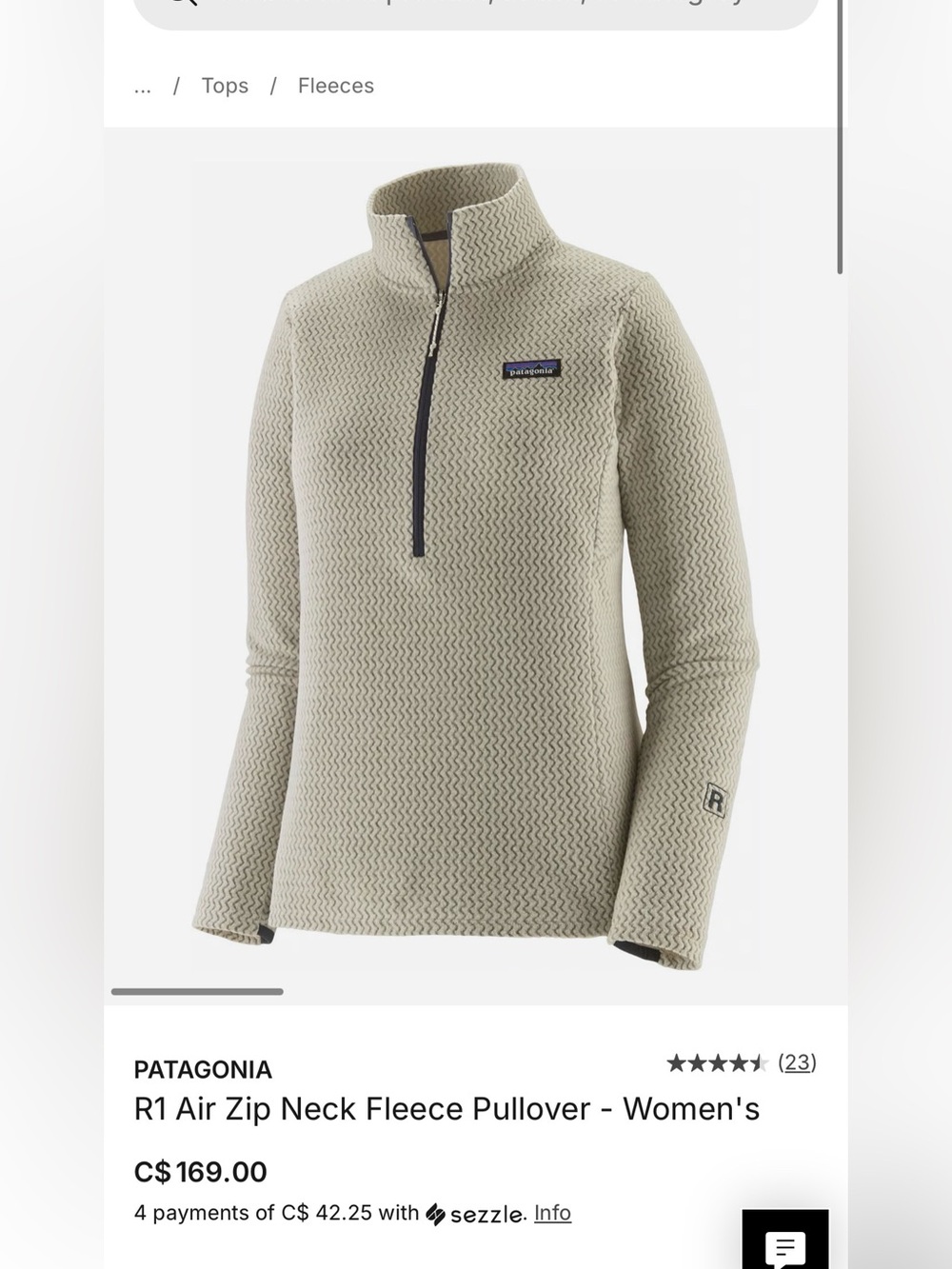 Patagonia Women's Quarter-Zip Fleece Pullover